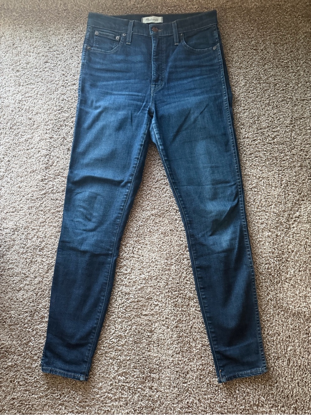 Dark Blue Madewell Women's Skinny Jeans